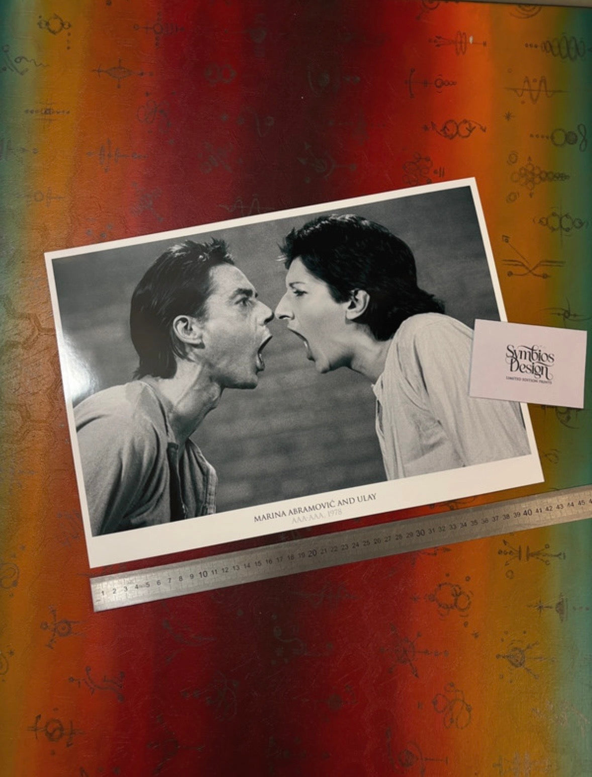 ABRAMOVIC & ULAY - AAA - AAA - Symbios Design Rare Glossy Poster Print