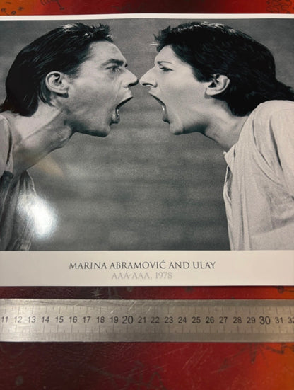 ABRAMOVIC & ULAY - AAA - AAA - Symbios Design Rare Glossy Poster Print