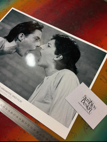 ABRAMOVIC & ULAY - AAA - AAA - Symbios Design Rare Glossy Poster Print
