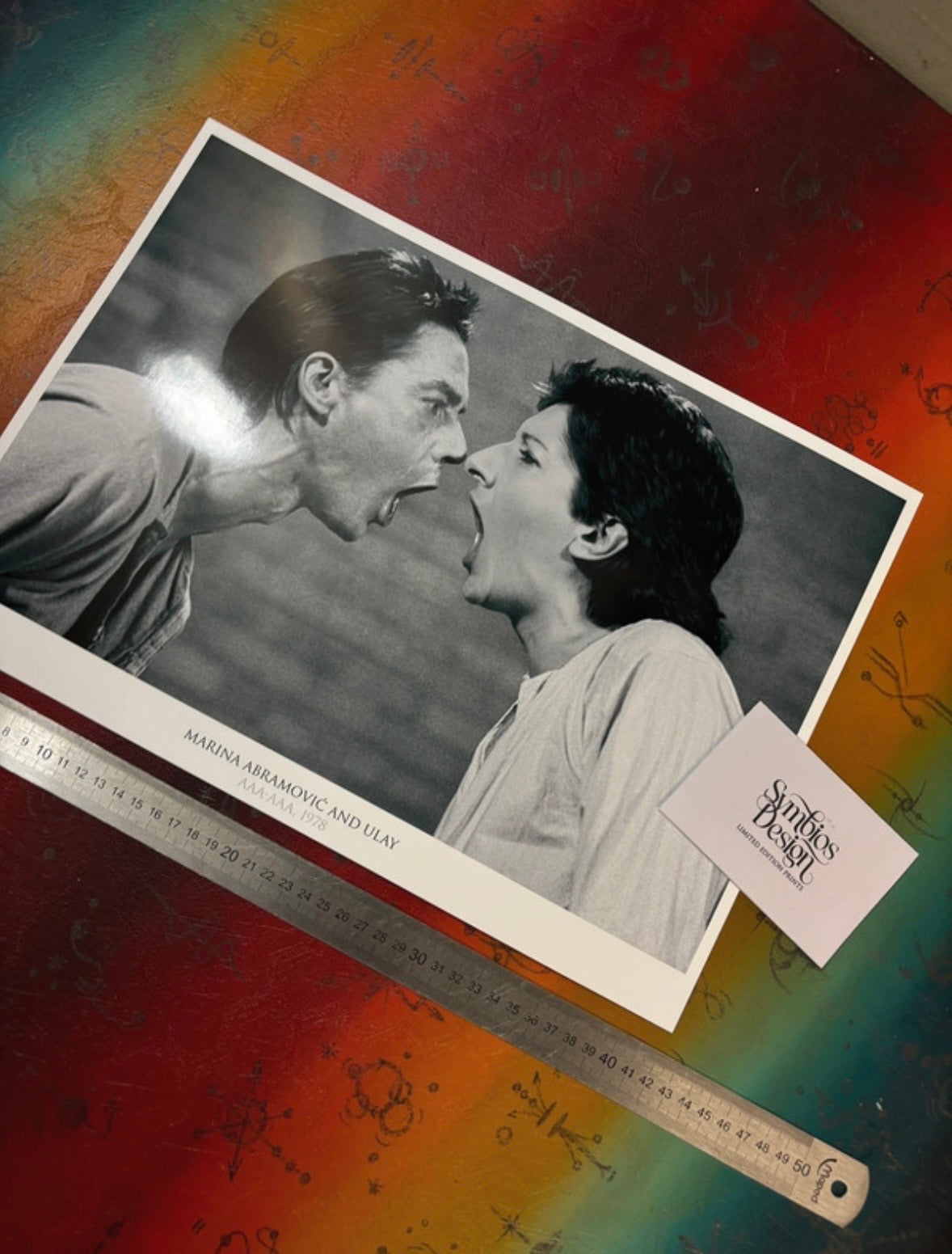 ABRAMOVIC & ULAY - AAA - AAA - Symbios Design Rare Glossy Poster Print