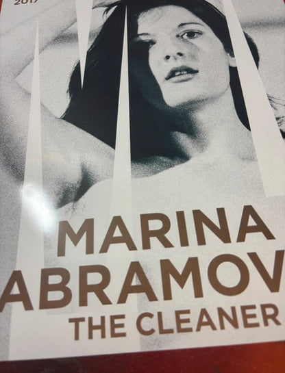MARINA ABRAMOVIC - THE CLEANER - Symbios Design Rare Glossy Poster Print