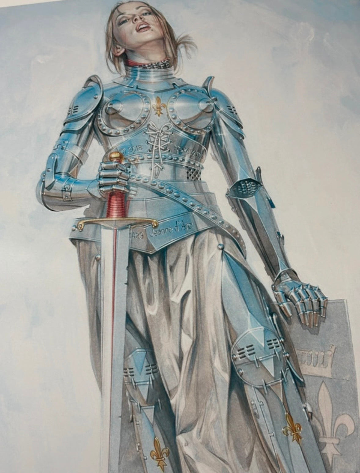 SORAYAMA - JEANNE D'ARC - Symbios Design Rare Glossy Poster Print
