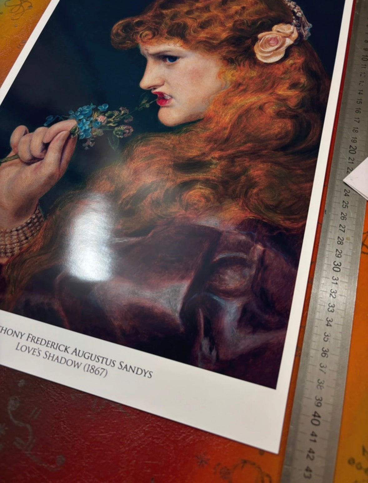 SANDY'S - LOVES SHADOW - Symbios Design Rare Glossy Poster Print