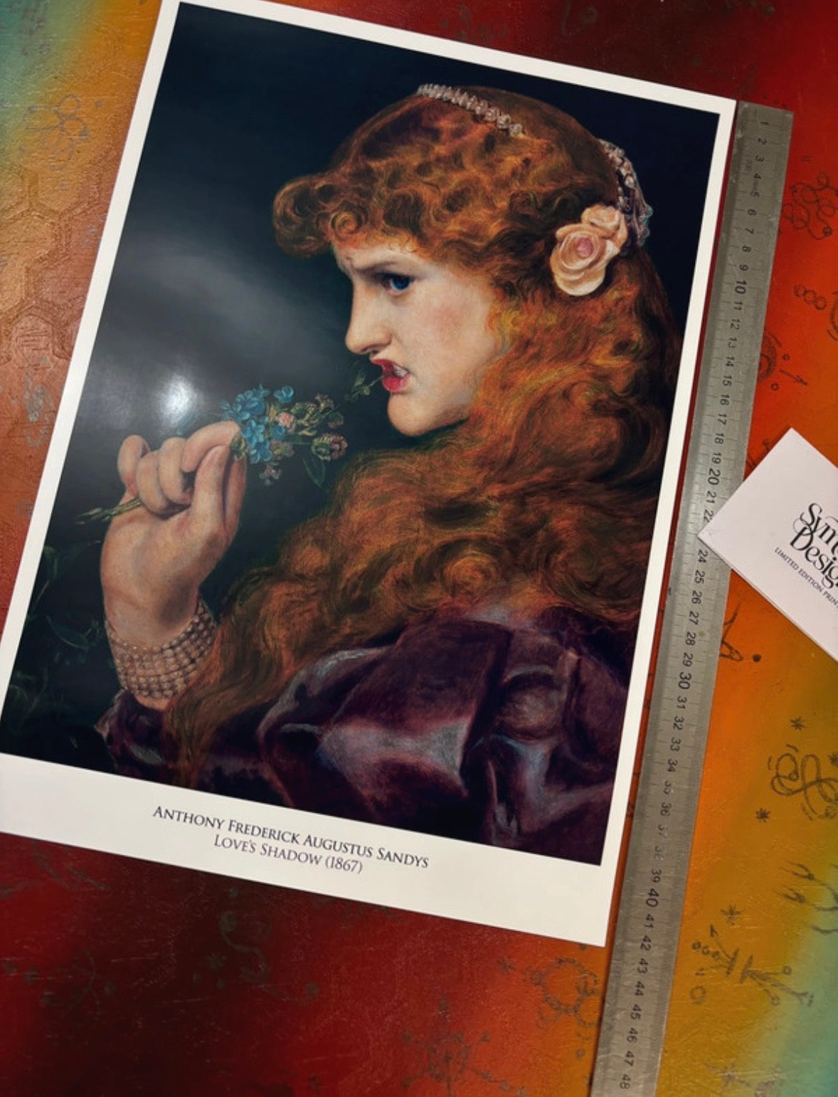 SANDY'S - LOVES SHADOW - Symbios Design Rare Glossy Poster Print