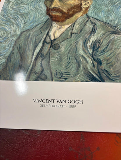VINCENT VAN GOGH - SELF PORTRAIT  - Symbios Design Rare Glossy Poster Print