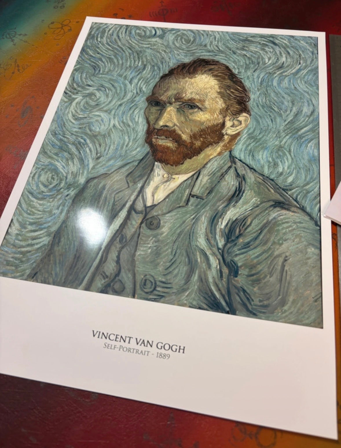 VINCENT VAN GOGH - SELF PORTRAIT  - Symbios Design Rare Glossy Poster Print