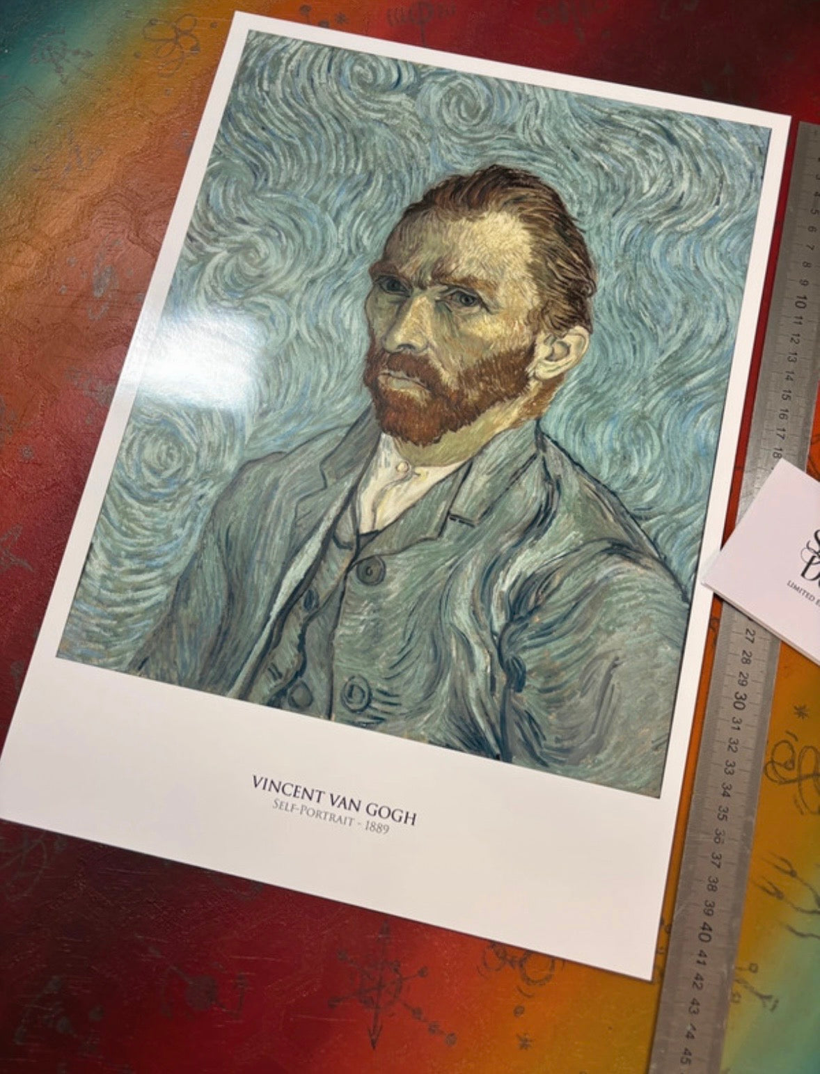 VINCENT VAN GOGH - SELF PORTRAIT  - Symbios Design Rare Glossy Poster Print