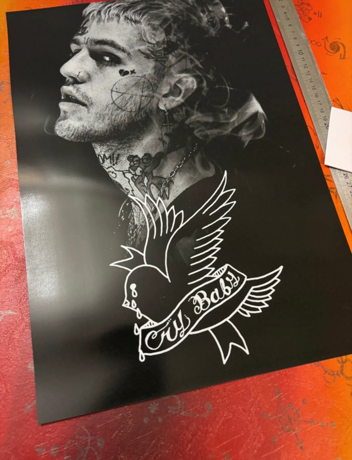 LIL PEEP - CRY BABY - Symbios Design Rare Glossy Poster Print