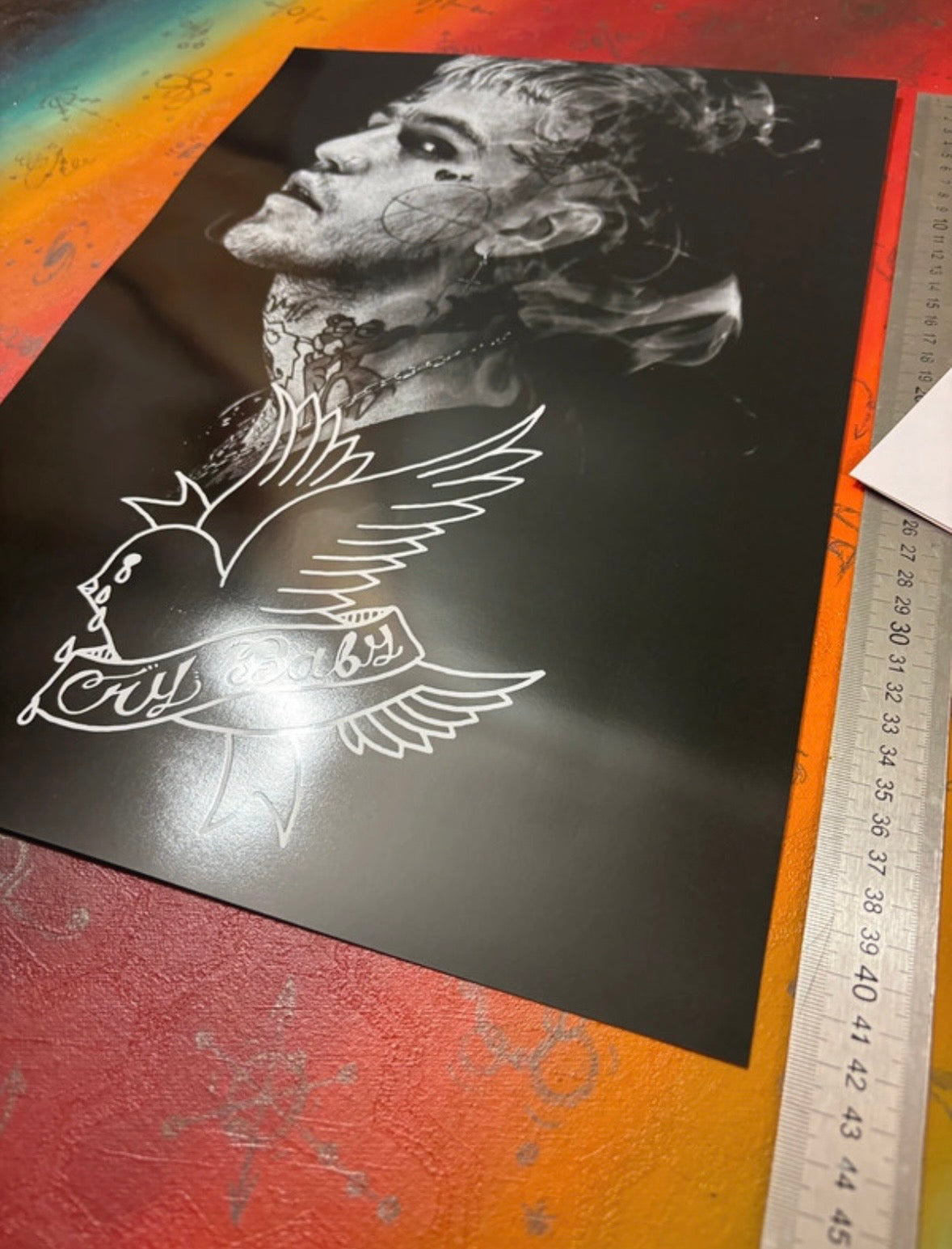 LIL PEEP - CRY BABY - Symbios Design Rare Glossy Poster Print