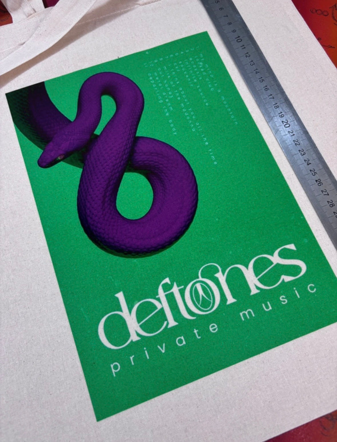 DEFTONES - Symbios Design Tote Bag