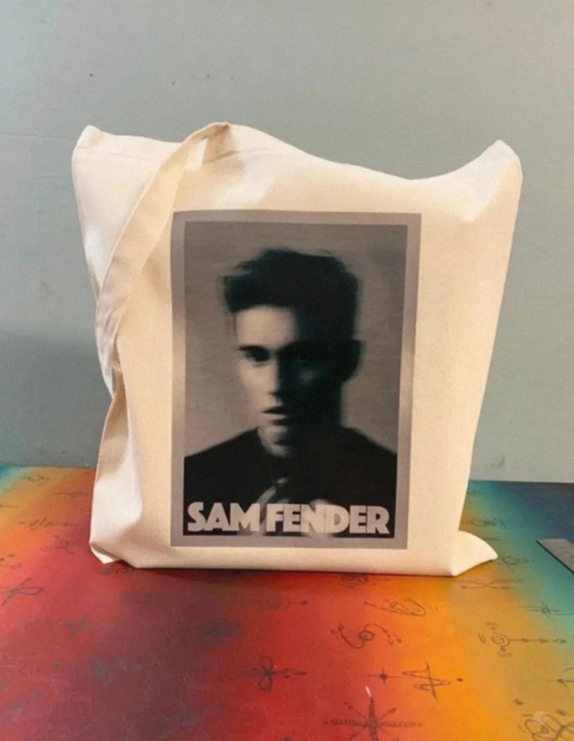 SAM FENDER - Symbios Design Tote Bag