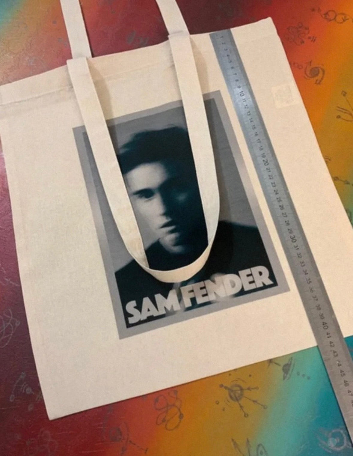 SAM FENDER - Symbios Design Tote Bag