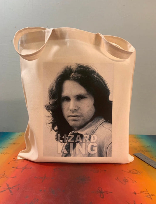 THE DOORS - JIM MORRISON - LIZARD KING  - Symbios Design Tote Bag