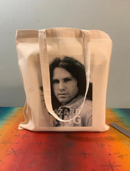 THE DOORS - JIM MORRISON - LIZARD KING  - Symbios Design Tote Bag