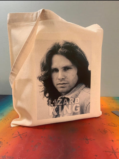 THE DOORS - JIM MORRISON - LIZARD KING  - Symbios Design Tote Bag
