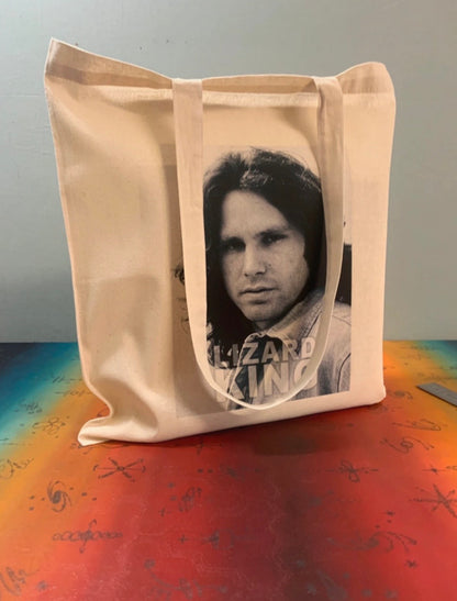 THE DOORS - JIM MORRISON - LIZARD KING  - Symbios Design Tote Bag