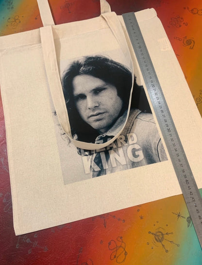 THE DOORS - JIM MORRISON - LIZARD KING  - Symbios Design Tote Bag