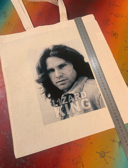 THE DOORS - JIM MORRISON - LIZARD KING  - Symbios Design Tote Bag