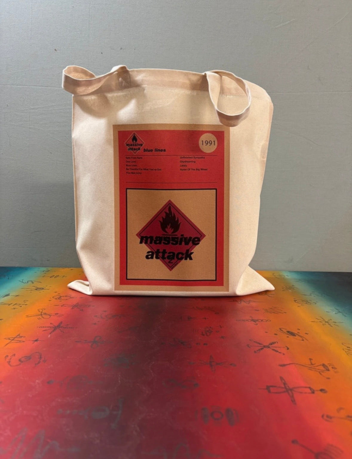MASSIVE ATTACK  - Symbios Design Tote Bag