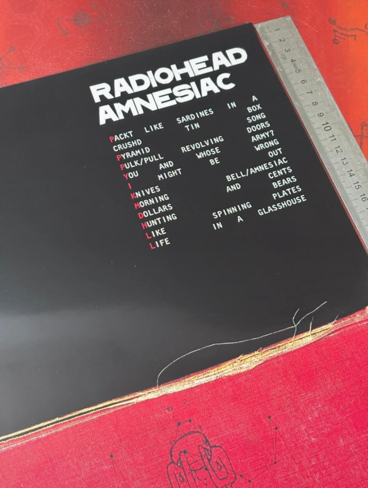 RADIOHEAD - AMNESIAC - Symbios Design Rare Glossy Poster Print