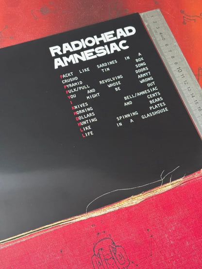 RADIOHEAD - AMNESIAC - Symbios Design Rare Glossy Poster Print