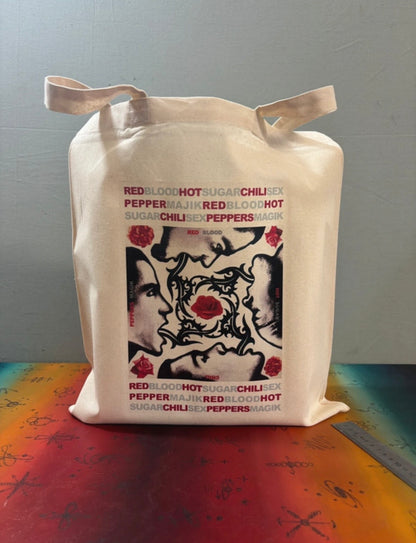RED HOT CHILI PEPPERS - BLOOD SUGAR SEX MAJIK  - Symbios Design Tote Bag