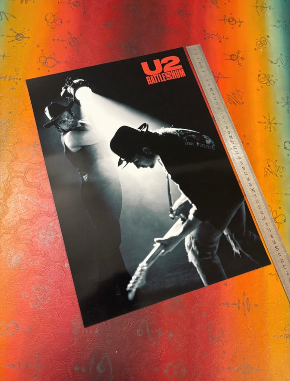 U2 - RATTLE & HUM - Symbios Design Rare Glossy Poster Print