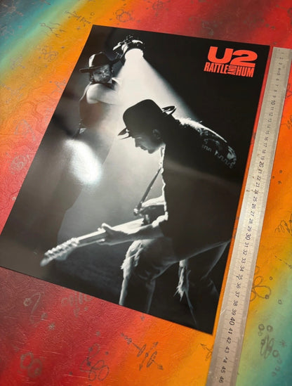 U2 - RATTLE & HUM - Symbios Design Rare Glossy Poster Print