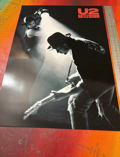 U2 - RATTLE & HUM - Symbios Design Rare Glossy Poster Print
