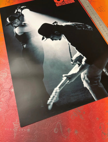 U2 - RATTLE & HUM - Symbios Design Rare Glossy Poster Print