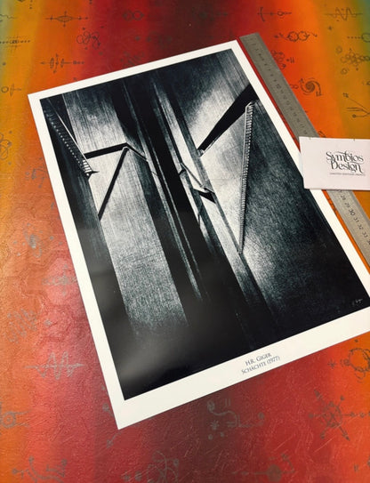 HR GIGER - SCHACHTE - Symbios Design Rare Glossy Poster Print