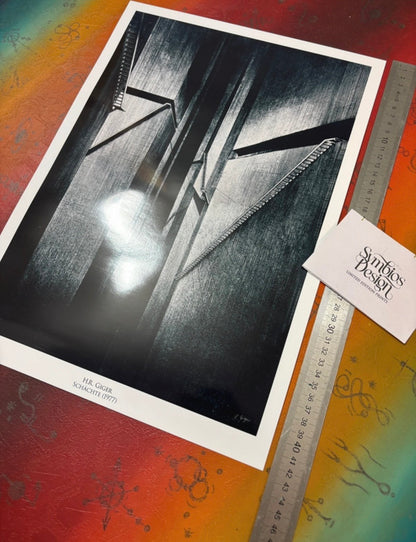 HR GIGER - SCHACHTE - Symbios Design Rare Glossy Poster Print