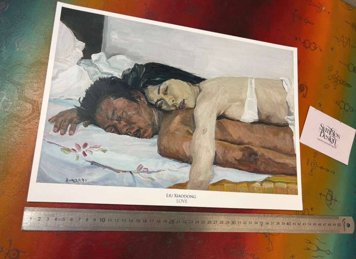 LIU XIAODONG - LOVE - Symbios Design Rare Glossy Poster Print