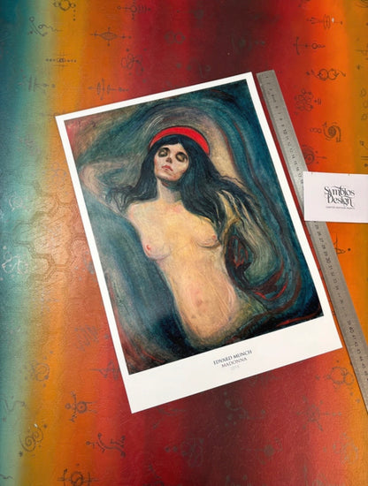 EDVARD MUNCH - MADONNA - Symbios Design Rare Glossy Poster Print