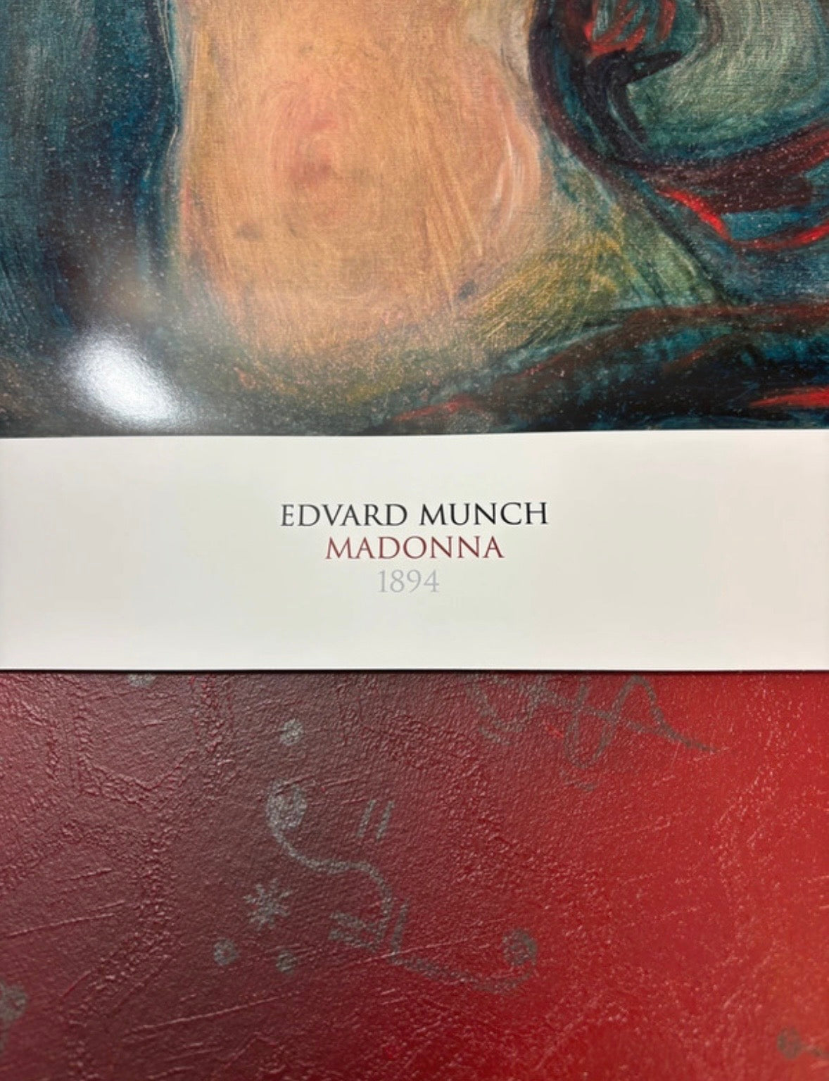 EDVARD MUNCH - MADONNA - Symbios Design Rare Glossy Poster Print