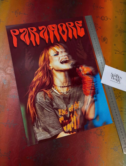 PARAMORE - Symbios Design Rare Glossy Poster Print