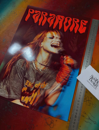 PARAMORE - Symbios Design Rare Glossy Poster Print