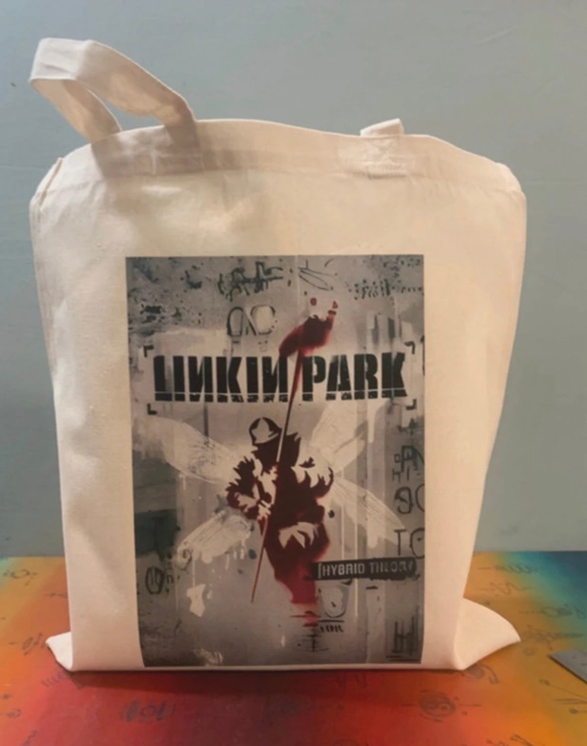 LINKIN PARK - HYBRID THEORY  - Symbios Design Tote Bag