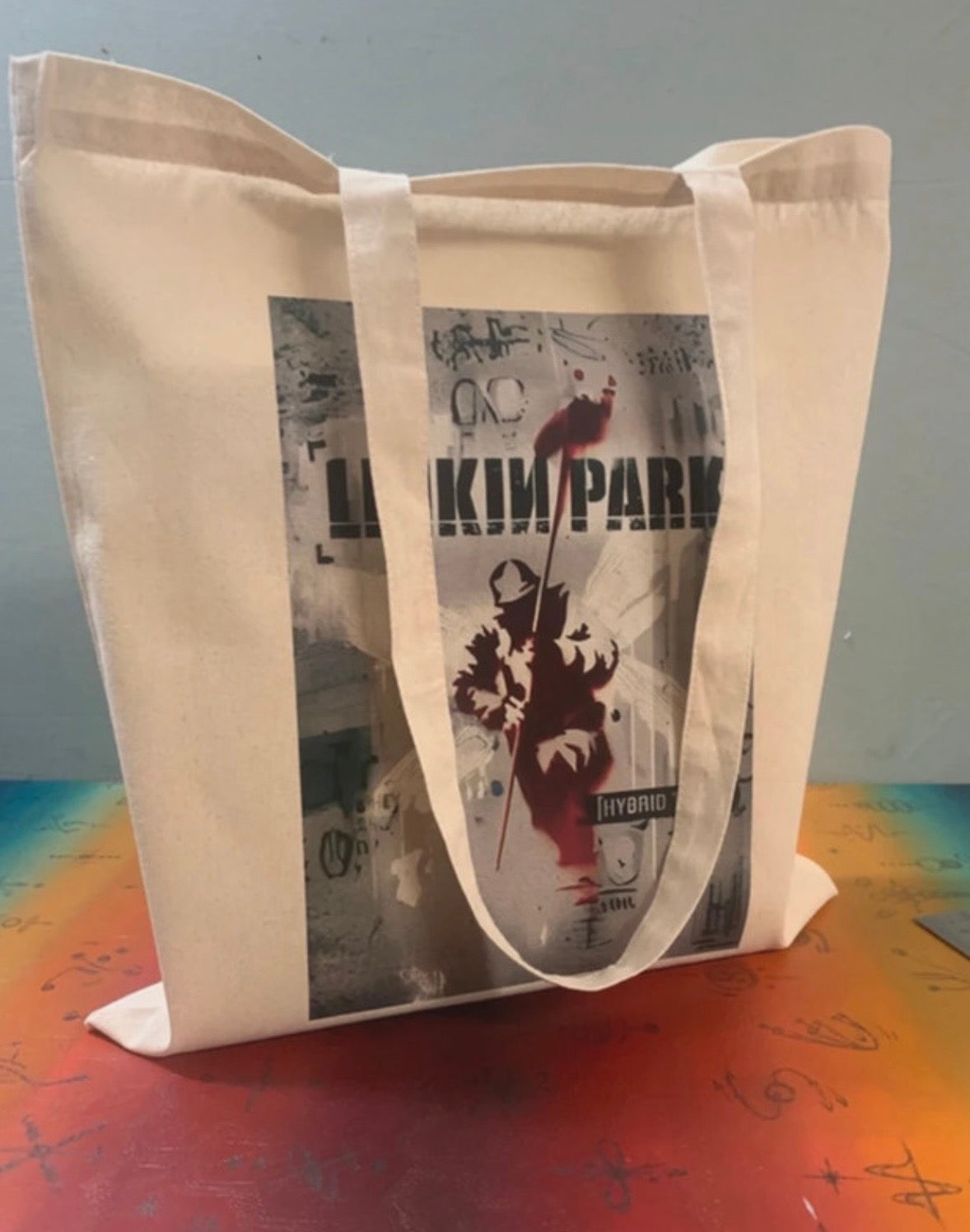 LINKIN PARK - HYBRID THEORY  - Symbios Design Tote Bag