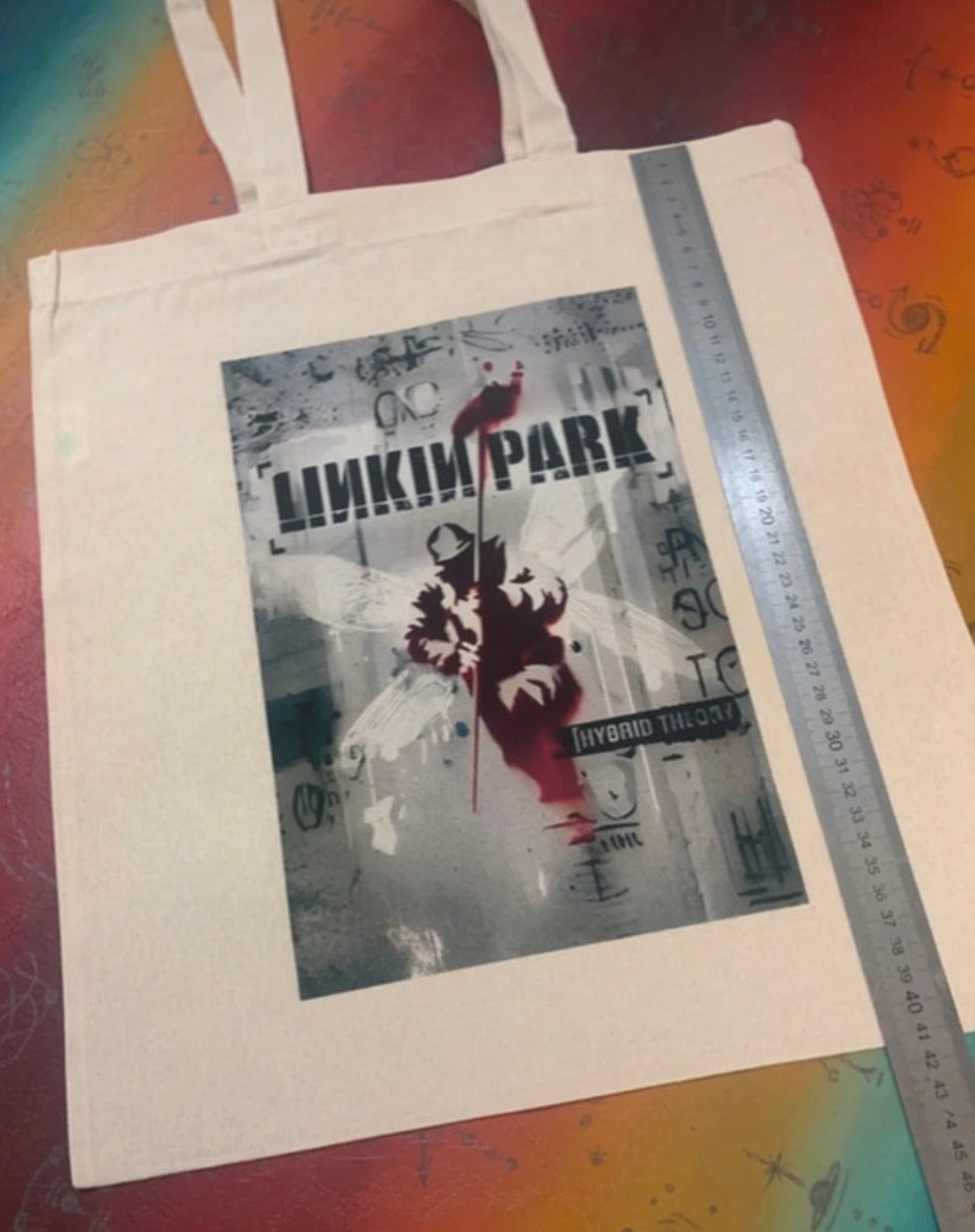 LINKIN PARK - HYBRID THEORY  - Symbios Design Tote Bag