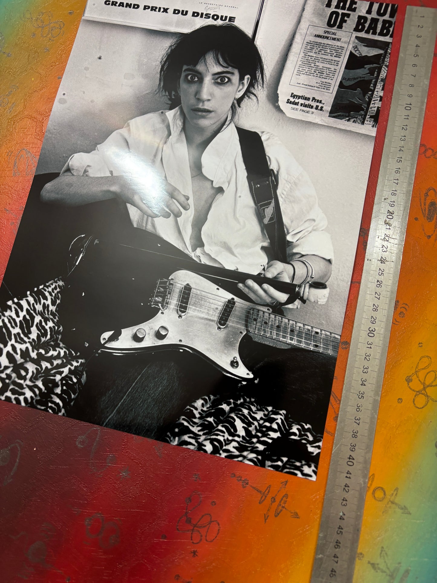 PATTI SMITH - NEW YORK  - Symbios Design Rare Glossy Poster Print