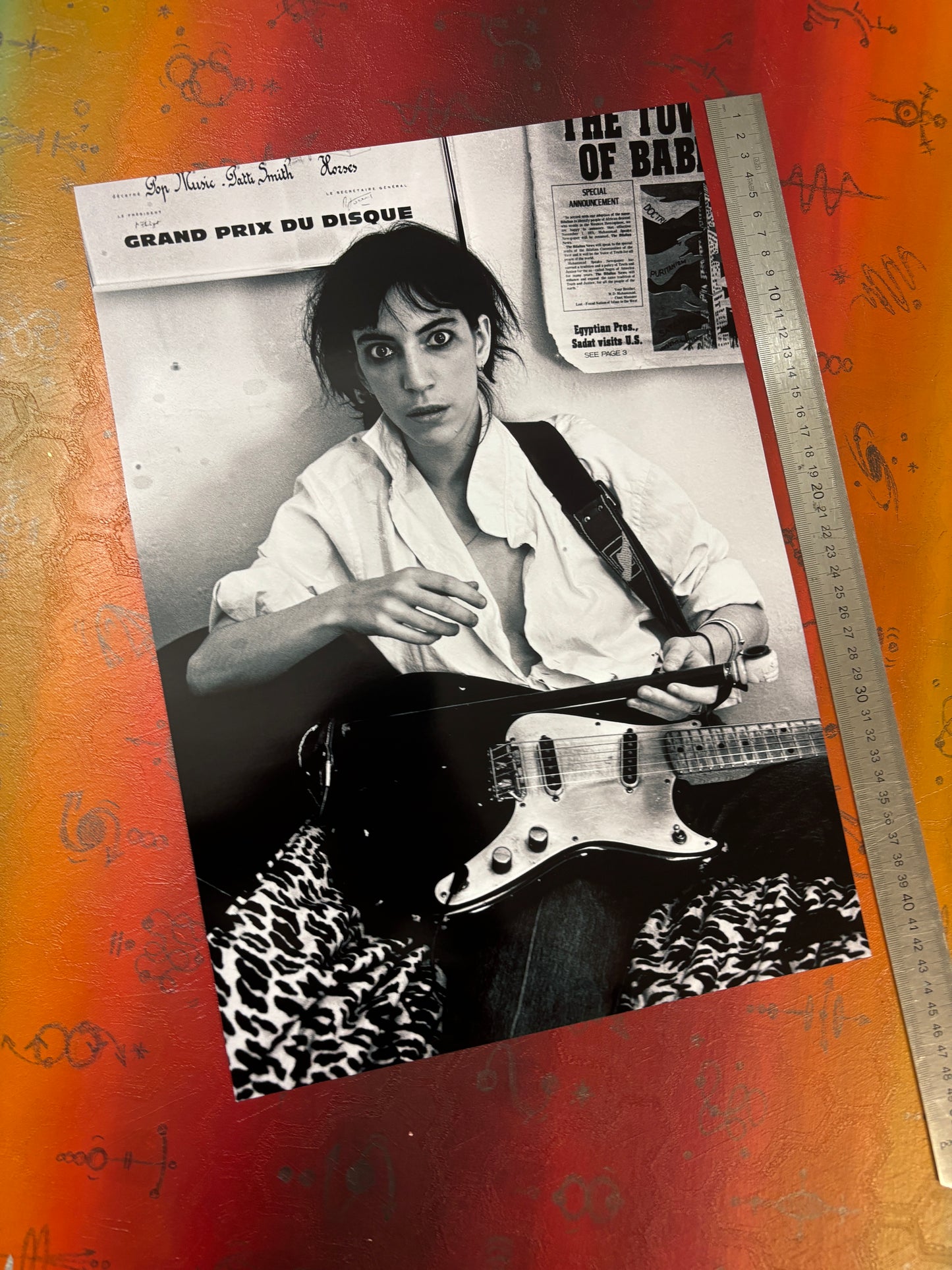 PATTI SMITH - NEW YORK  - Symbios Design Rare Glossy Poster Print