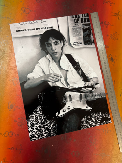 PATTI SMITH - NEW YORK  - Symbios Design Rare Glossy Poster Print