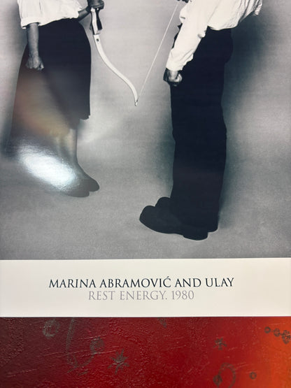 MARINA ABRAMOVIC & ULAY - REST ENERGY - Symbios Design Rare Glossy Poster Print