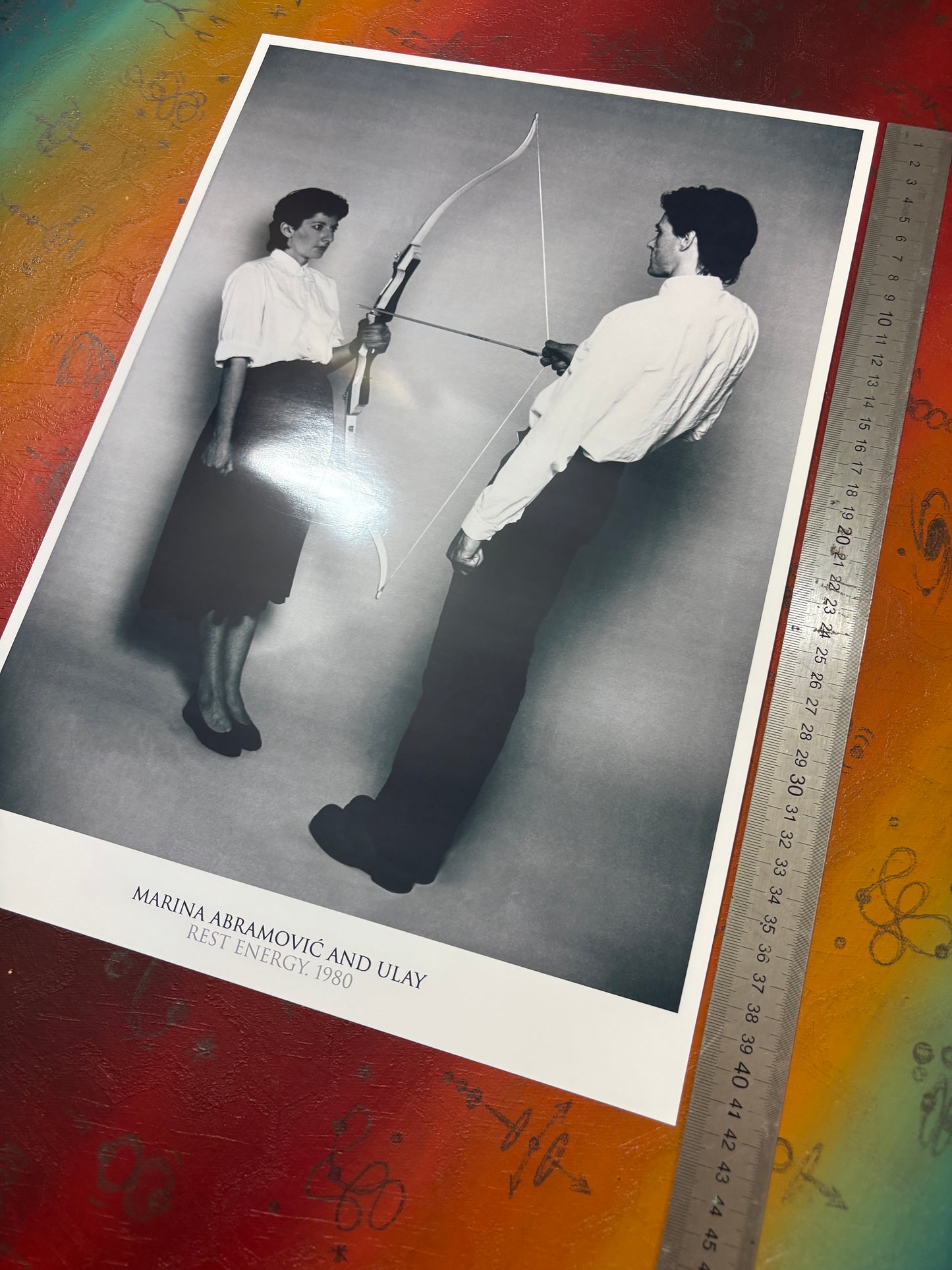 MARINA ABRAMOVIC & ULAY - REST ENERGY - Symbios Design Rare Glossy Poster Print