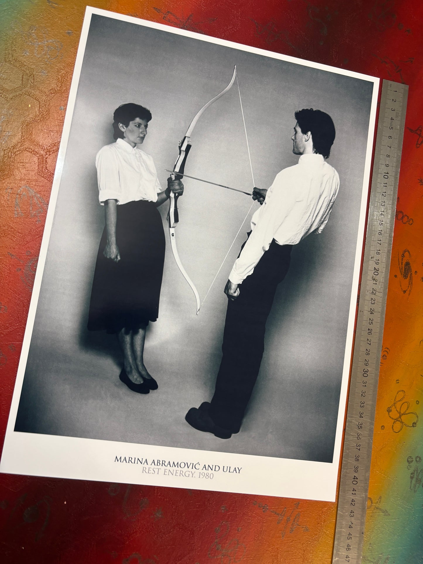 MARINA ABRAMOVIC & ULAY - REST ENERGY - Symbios Design Rare Glossy Poster Print