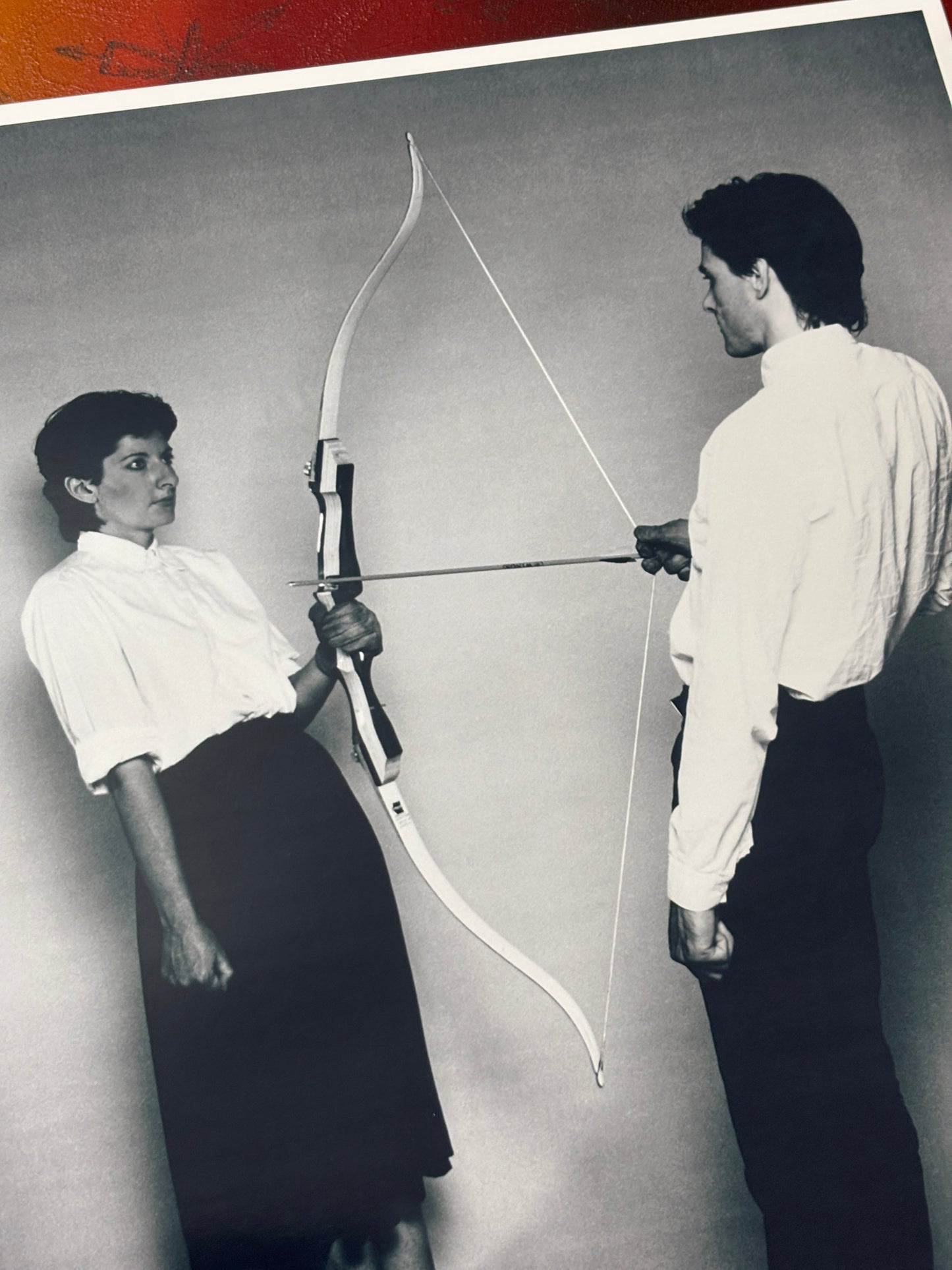 MARINA ABRAMOVIC & ULAY - REST ENERGY - Symbios Design Rare Glossy Poster Print
