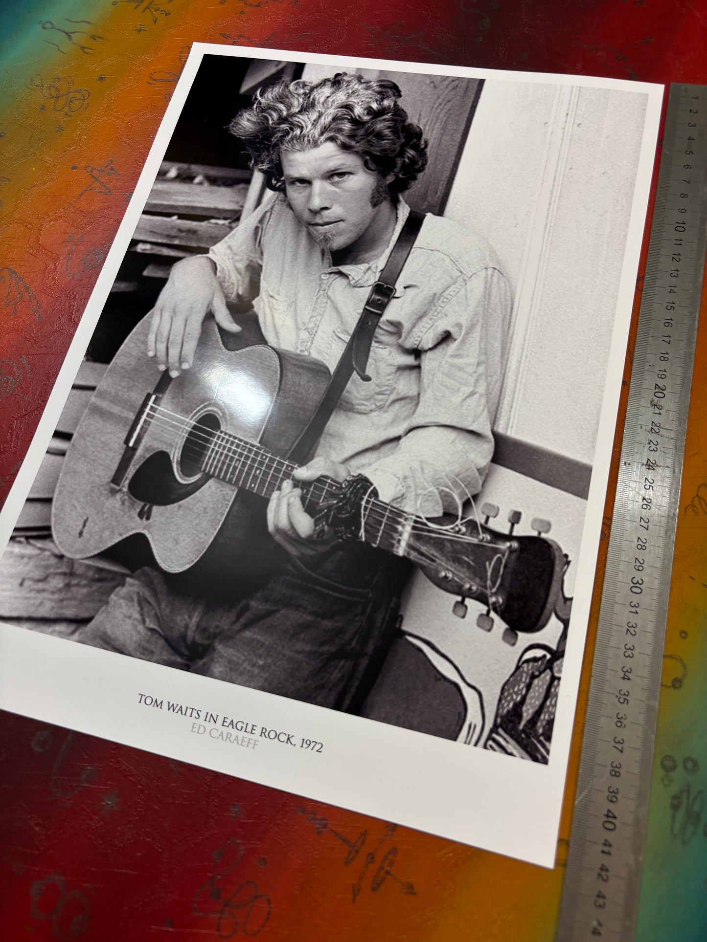 TOM WAITS - Symbios Design Rare Glossy Poster Print