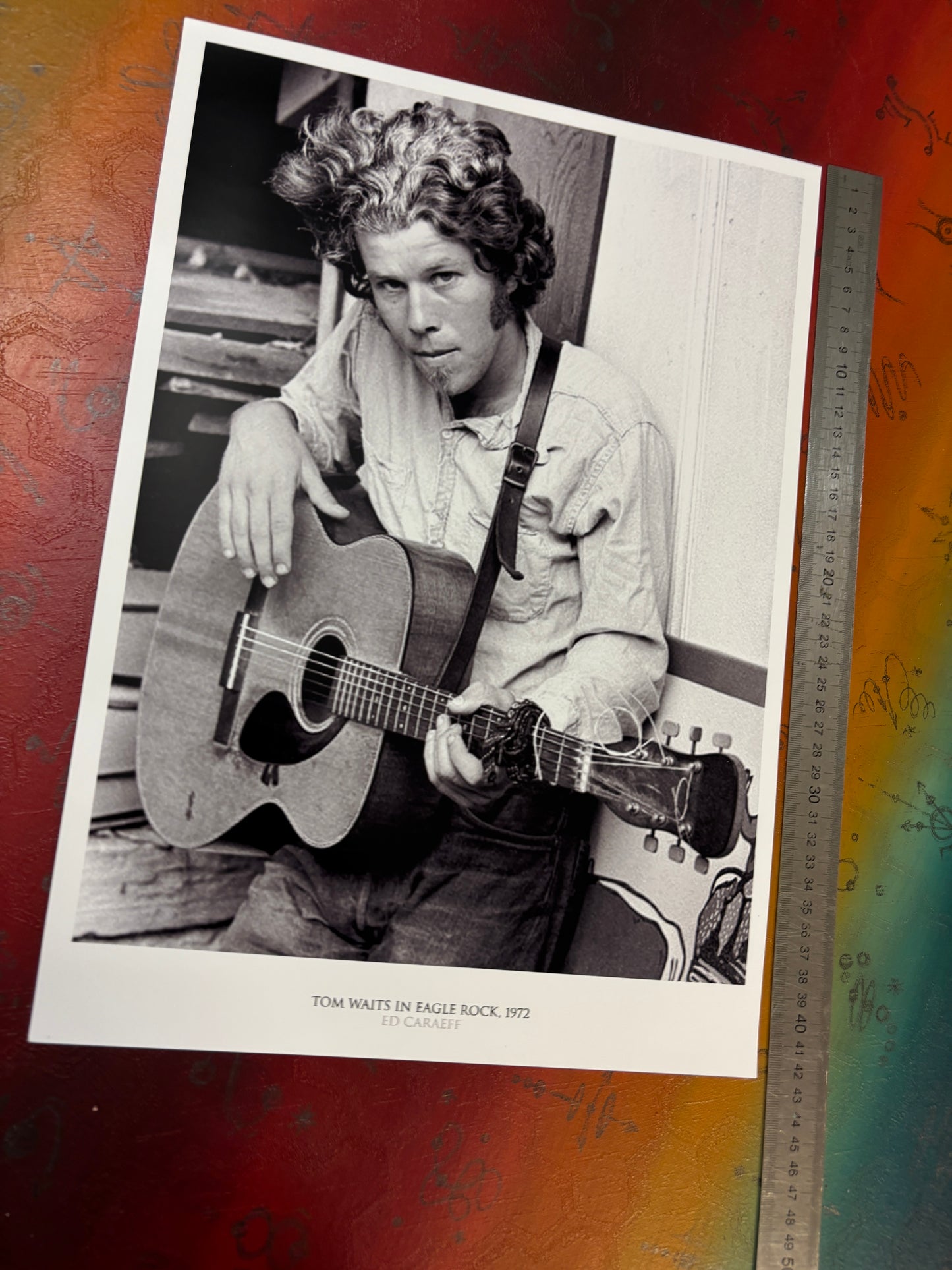 TOM WAITS - Symbios Design Rare Glossy Poster Print