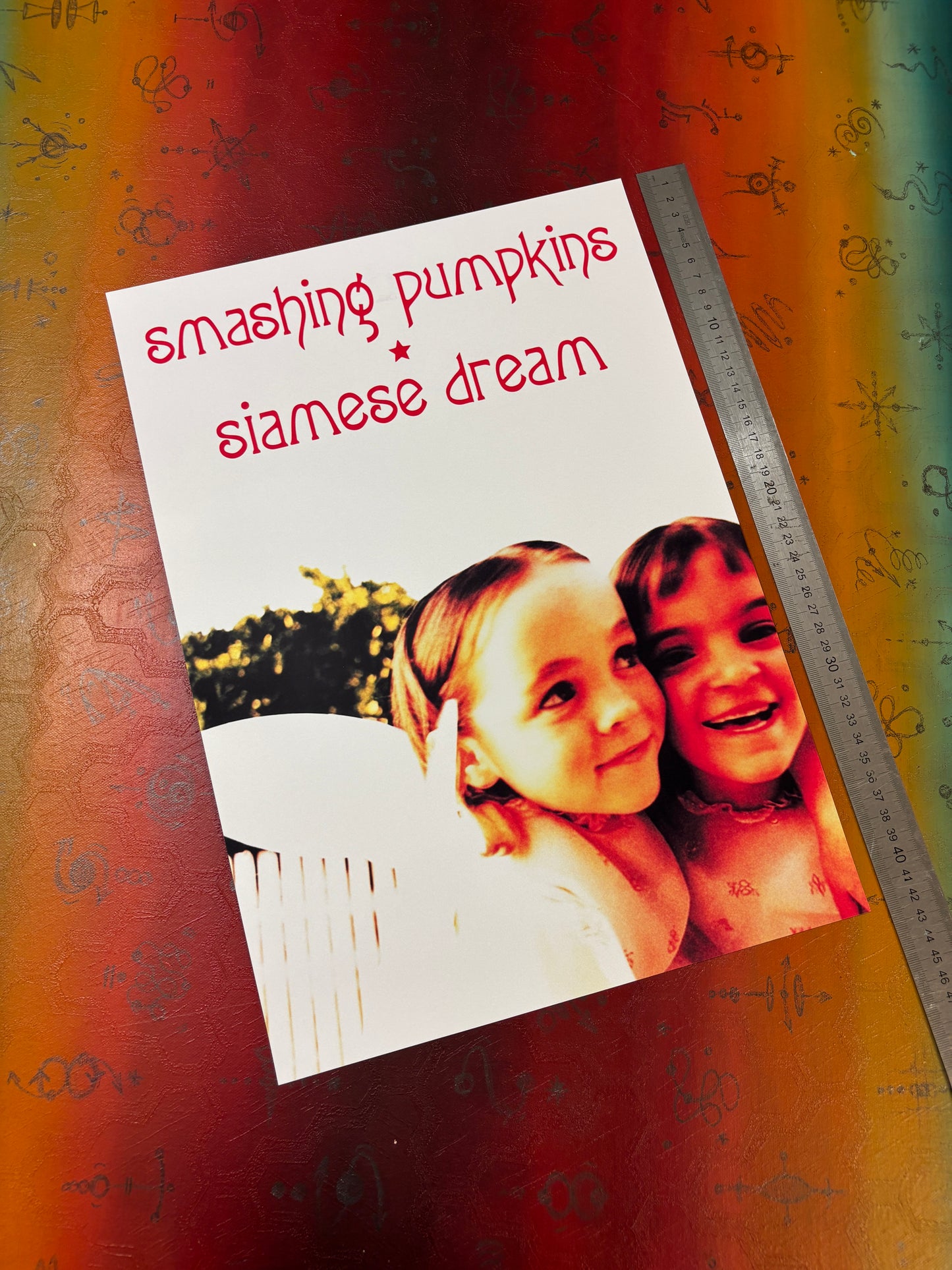 SMASHING PUMPKINS - SIAMESE DREAM - Symbios Design Rare Glossy Poster Print
